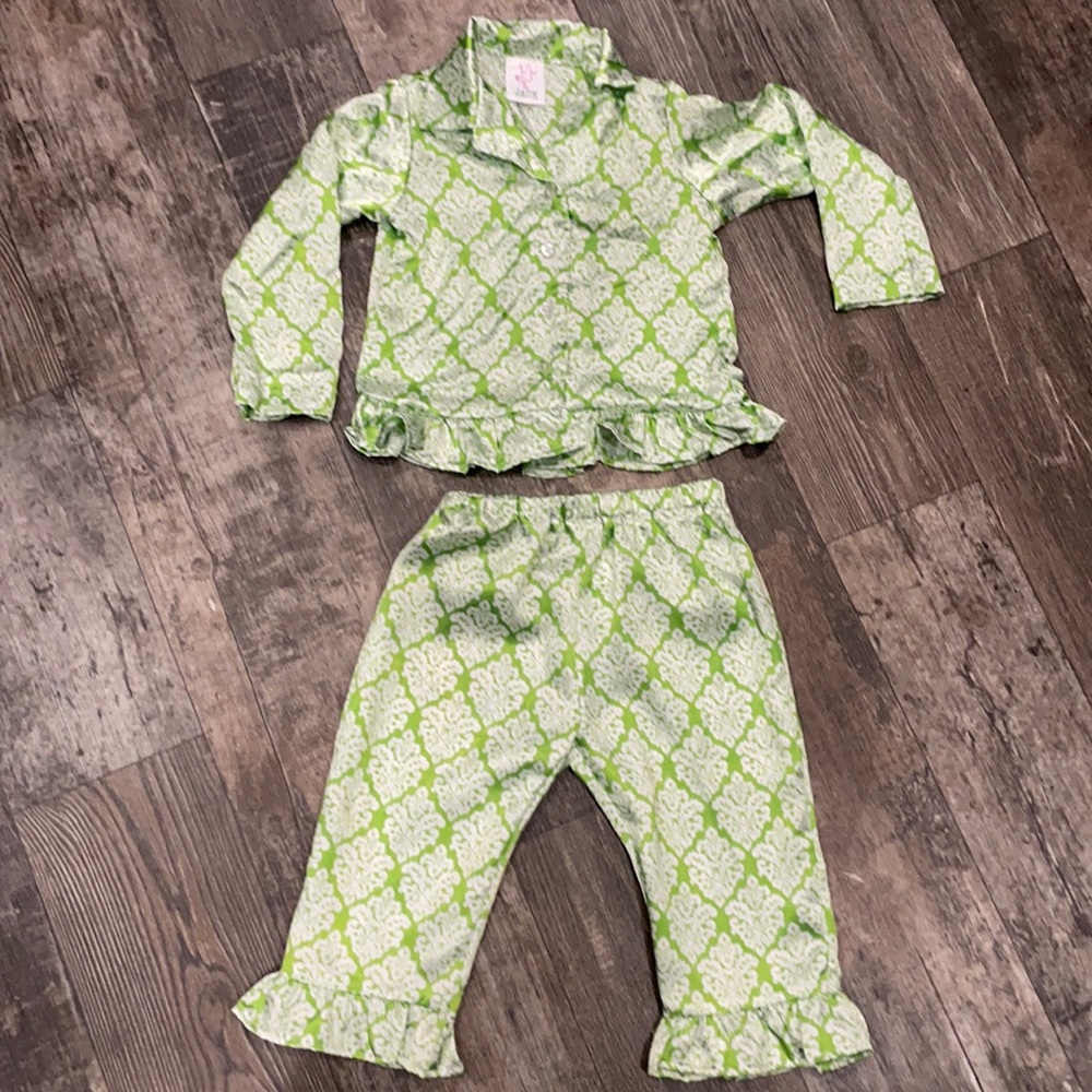 Toddler girl silk pajamas bought at baby shop